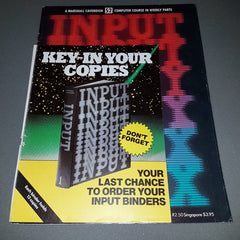 INPUT Magazine  (Volume 1 / Number 52 / INDEX)
