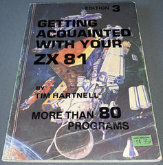 Getting Acquainted With Your ZX81 - Edition 3