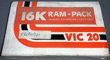 16K VIC 20 RAM Cartridge / Pack  (BOXED)