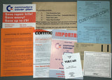 Various historical leaflets and pack-ins for the Commodore 64 / 128