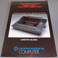 Commodore MCS-801 Dot Matrix Printer User's Guide