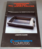 Commodore MPS-801 Dot Matrix Printer User's Guide
