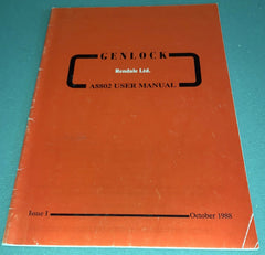 Rendale GenLock - A8802 User Manual
